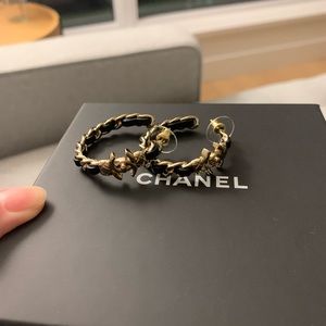 Chanel Earrings - metals and lamskins